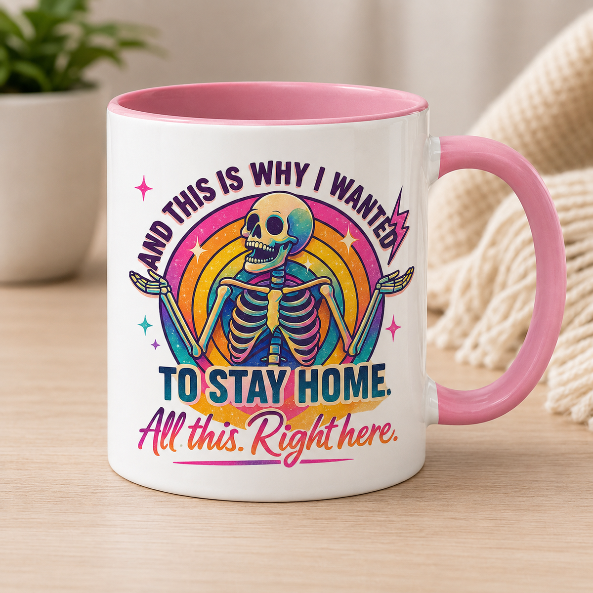 And This Is Why I Wanted To Stay Home Mug