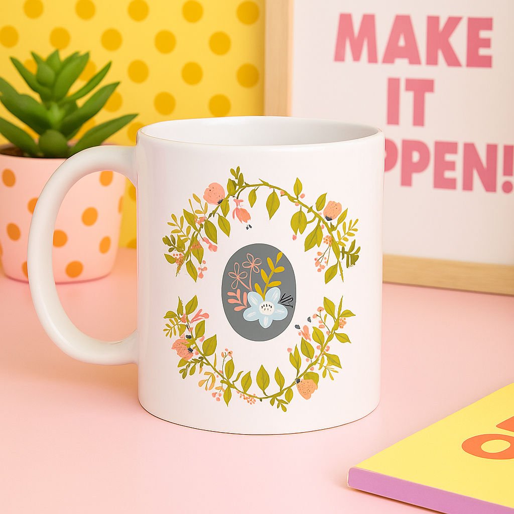 Monogram Mug - Personalised A-Z (11oz Ceramic)