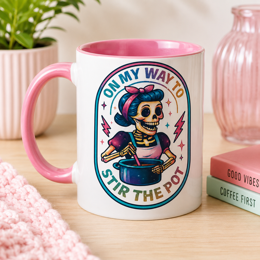 On My Way to Stir the Pot Mug